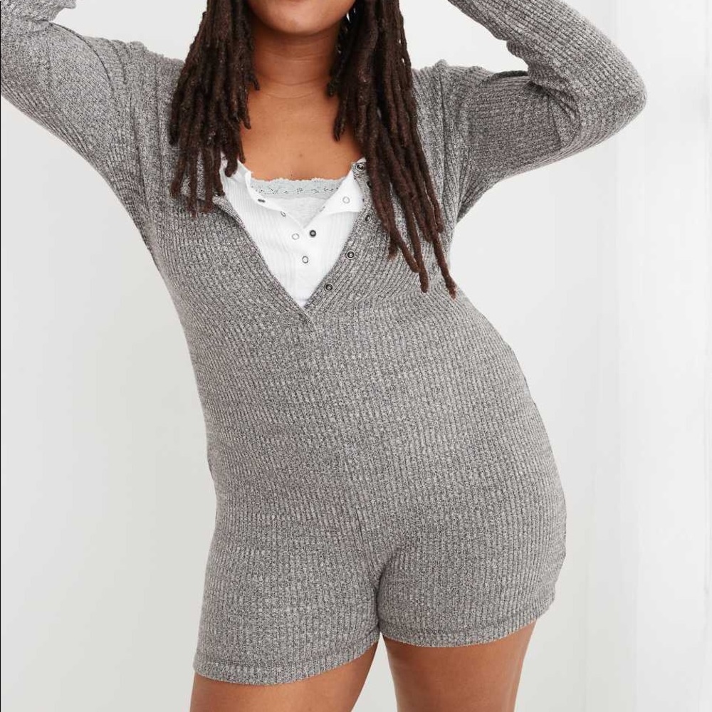Aerie cozy sleep romper